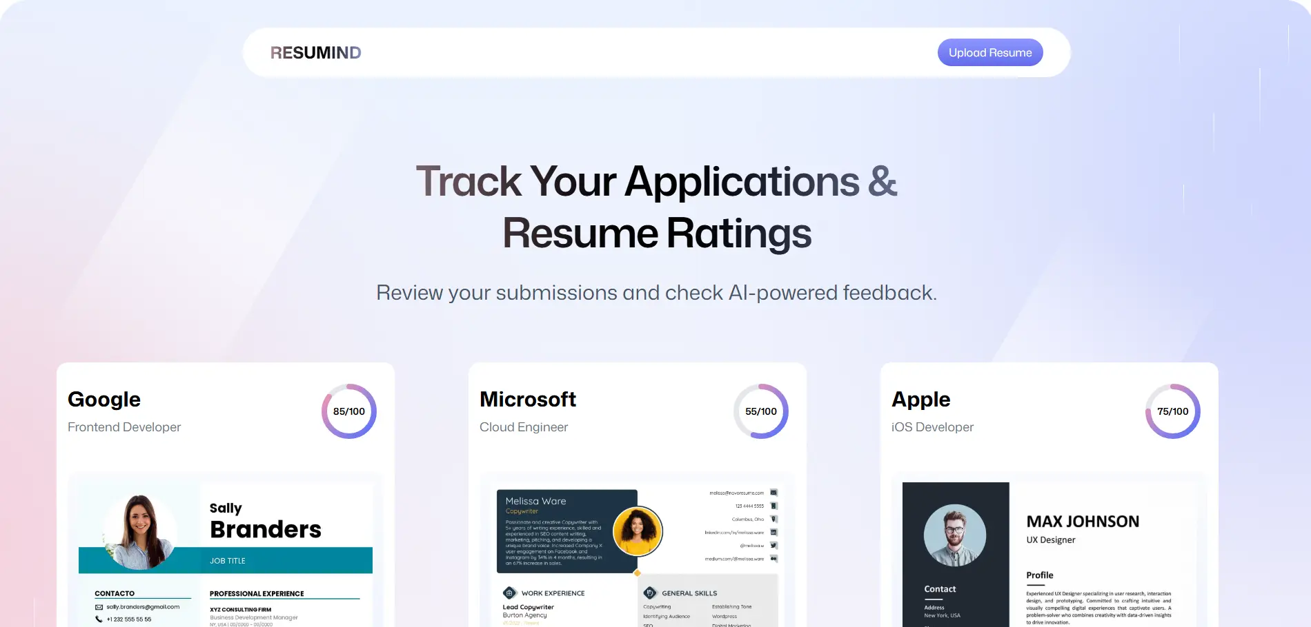 Website development reference – AI Resume Analyzer